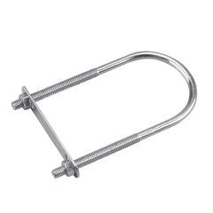 "U" bolt with plate and hex nut - 5 3/16"