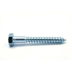 Hex Head Lag Screws - zinc - 50/Pkg - 1/2" x 2 1/2"
