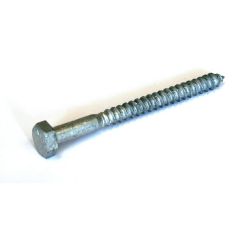 Hex Head Lag Screws - Hot-Dip Galvanised Steel - 50/Pkg - 5/16" x 5"