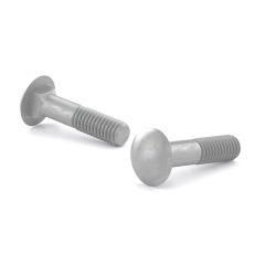 Carriage Bolts, Pan Head - Hot-Dip Galvanized Steel