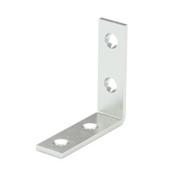 Renfort de coin, zinc, 0.625" x 2" x 2.6 mm