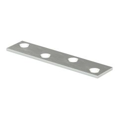 Plaque de fixation à position multiple, zinc, 3/4" x 3"