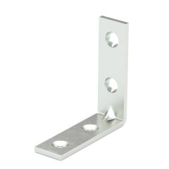 Renfort de coin, zinc, 5" x 1"