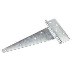Penture en T, robuste, zinc, 12"