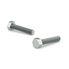 Hex Head Metric Bolts, Full Thread - Grade 8.8 - Zinc - 35" - 2/Pkg