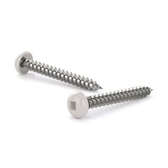 Metal Screws - Colored Pan Head - White - #8 x 5/8" - 100/Pkg