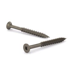 Plain Flooring Screws - Bugle Head - Natural - #8 x 1 1/4" - 1000/Pkg