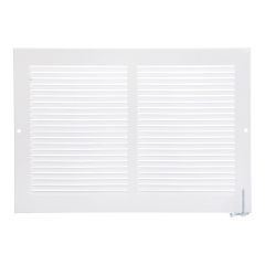 Grille murale, blanc, 8" x 14"