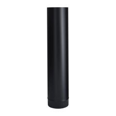 Black Matt Stove Pipe - 24 Ga - 5" x 24"