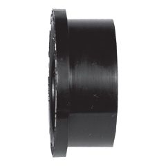 ABS DWV Reducing Bushing - M 4" x F 2" - Spigot x Hub - Black
