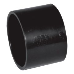 ABS DWV Coupling - 4" - Hub - Black
