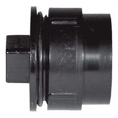 ABS DWV Cleanout Adapter with Plug
