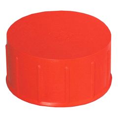 ABS DWV Polyethylene Orange Flexible Test Cap - 2"