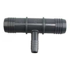 Plastic "T" Reducing - 1 1/4" x 1 1/4" x 1/2"