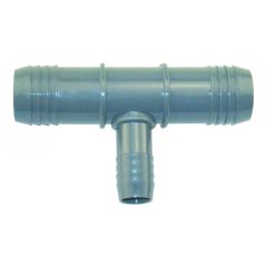 Plastic "T" Reducing - 1 1/4" x 1 1/4" x 3/4"