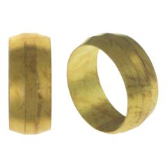 Sleeve compression brass 3/8"