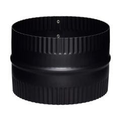 Black Matt Connector Union - 24 Ga - 6"
