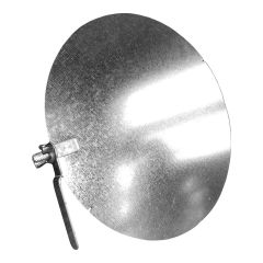 Clé de débit galvanisée, 5"