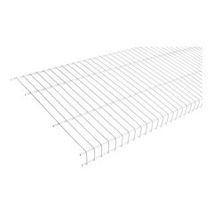 Tablette grillagée, modèle L, rangement d'objets de moyen et grand volume, 12" x 48"