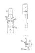Turn Button - Brass - 1,75" - 4/Pkg