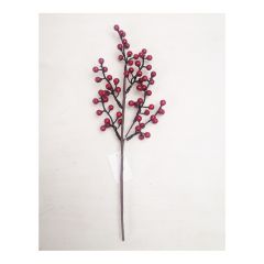 Decorated Spray with Red Berries 35 cm