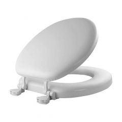 Round Soft Toilet Seat - White