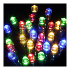Jeu de lumières multicolores DEL 3 mm  (500)