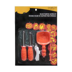 Deluxe Pumpkin Carving Kit - 10 Stencils