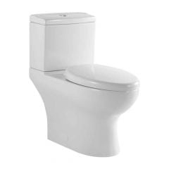 Toilet - Masi - 2-piece - Elongated Bowl - Vortex Dual Flush - 4 L/6 L - White