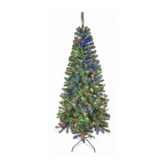 Pre-Lit Dual Lights Christmas Tree - 7.5'