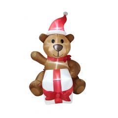 6' Bear with Gift Inflatable