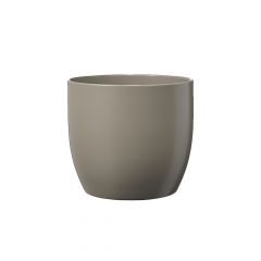 Basel Fashion Pot - Matt Grey - 5.5″