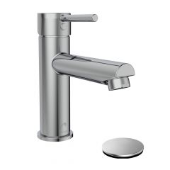 Delphi Bathroom Sink Faucet - 1 Lever - Polished Chrome - 4" Centerset