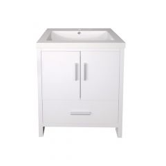 Meuble-lavabo, Smally, 2 portes/1 tiroir, blanc, 24" x 33 1/2"