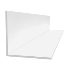 PVC Outside Corner for Trusscore Wall&CeilingBoard Panel - Large - White - 10'