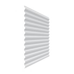 Panneau en PVC ondulé Trusscore RibCore, blanc, 38" x 10' 2"