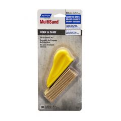 Norton MultiSand Hook & Sand Detail Sander Kit - 30 Sheets - Assorted Grits