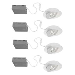 4 Integrated LED Directional Recessed Fixture