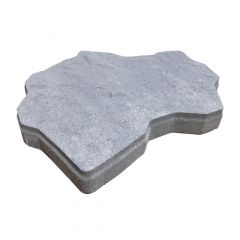 Ardesia 2.0 Concrete Slab - 2" x 21 1/2" x 17 1/4" - Two-tone Charcoal Grey