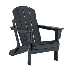 Folding Adirondack chair - Black