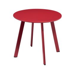 Round Side Table -  50 cm - Red