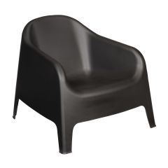 Stackable Plastic Chair - Black