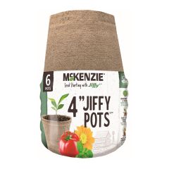 Jiffy Seeding Pots - 4" - 6/Pkg