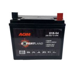 AGM U1R-54 Replacement Battery - 220 A - 7 3/4" W x 5 1/4" L x 7 1/8" H