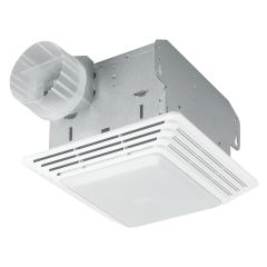 Ventilateur de salle de bain Broan avec luminaire, 70 pi³/min, 3,5 sones