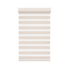 Cordless Zebra Roller Shade with Square Cassette - Linen Effect - 27" x 72"
