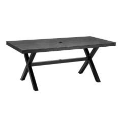 Dining Table - Rectangular - Polywood - Black - 71" x 35" x 29"