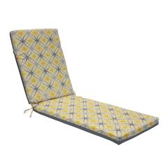 Coussin imprimé pour chaise longue, multicolore, 22" x 73"
