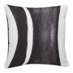 Printed Outdoor Cushion - Black/White 18" x 18"