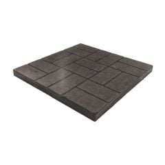 Brick Concrete Slab - Charcoal - 24" x 24"